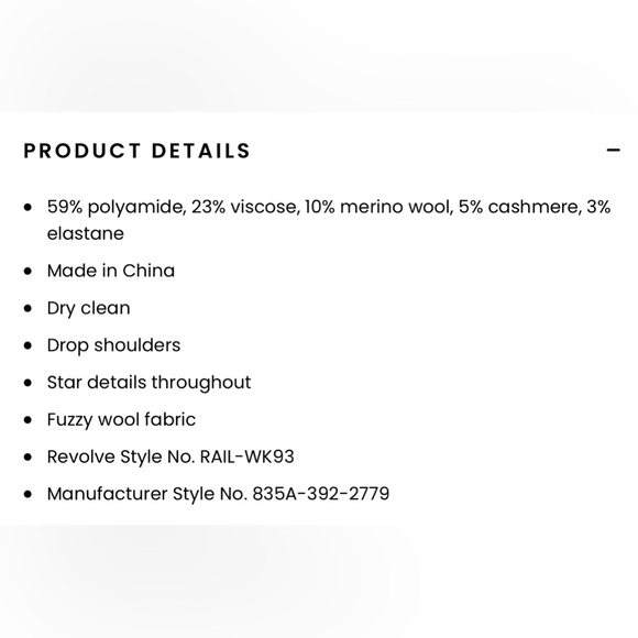 Rails Virgo Pullover in Charcoal White Stars Gray Crewneck Wool Sweater Revolve - Picture 10 of 16